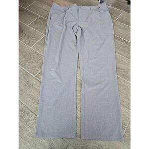 Men's Travis Mathew Open To Close Golf Flat Front Chino Pants Gray Heather Sleet